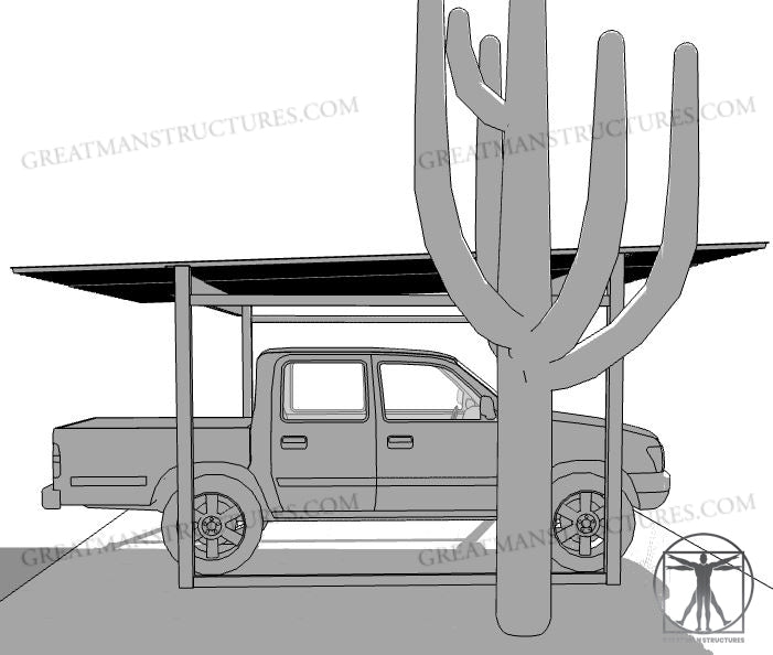 18X18 CAR/TRUCK CARPORT  **$2800 - Delivered and Installed - AZ ONLY**