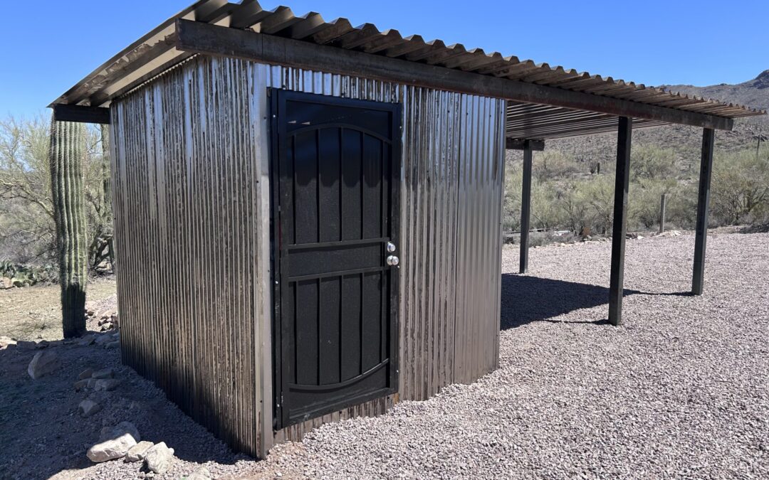 Custom fabrication (carport/shed) – West Tucson, April 2026