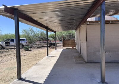 Custom fabrication (horse shade) – Tucson, April 2026